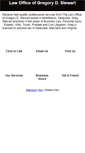 Mobile Screenshot of gregstewartlaw.com